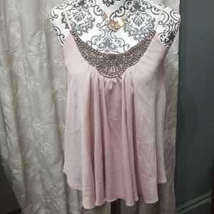 Cute beaded tank top